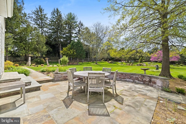 65 Covered Bridge Rd, New Hope, PA 18938 - view of patio / terrace with outdoor dining area