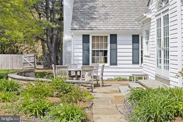 65 Covered Bridge Rd, New Hope, PA 18938 - view of patio / terrace featuring french doors