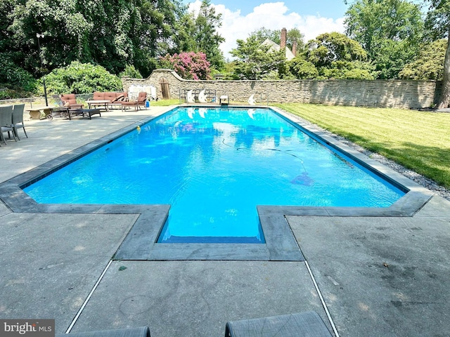 1319 Remington Rd, Wynnewood, PA 19096 - view of swimming pool with a patio