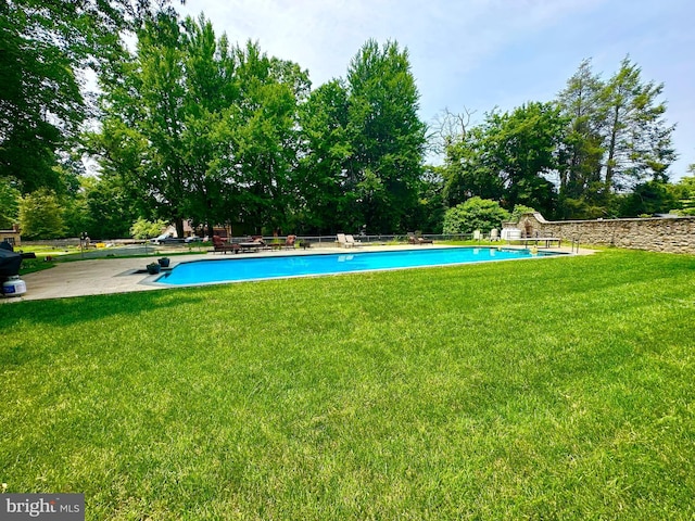 1319 Remington Rd, Wynnewood, PA 19096 - outdoor pool with view of wooded area