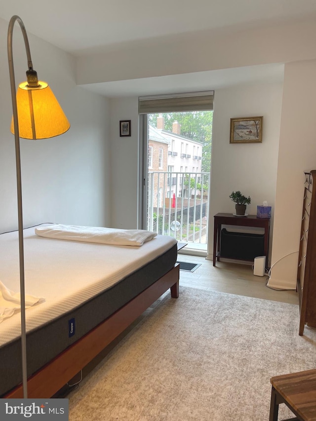 510 N Street Street SW Unit N223, Washington, DC 20024 - carpeted bedroom featuring access to exterior