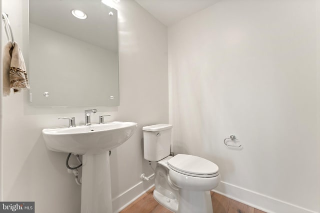 3546 Sutton Heights Cir, Fairfax, VA 22031 - half bathroom with wood finished floors