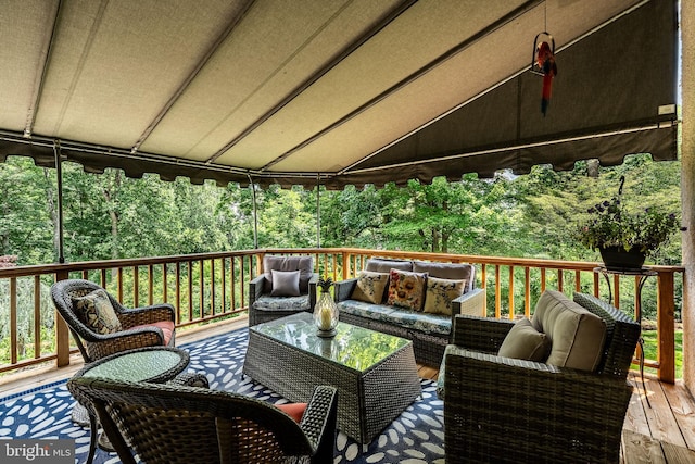 1217 Tullamore Cir, Chester Springs, PA 19425 - wooden deck with outdoor lounge area