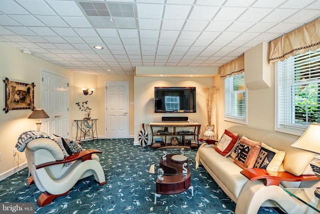1217 Tullamore Cir, Chester Springs, PA 19425 - carpeted living area featuring baseboards
