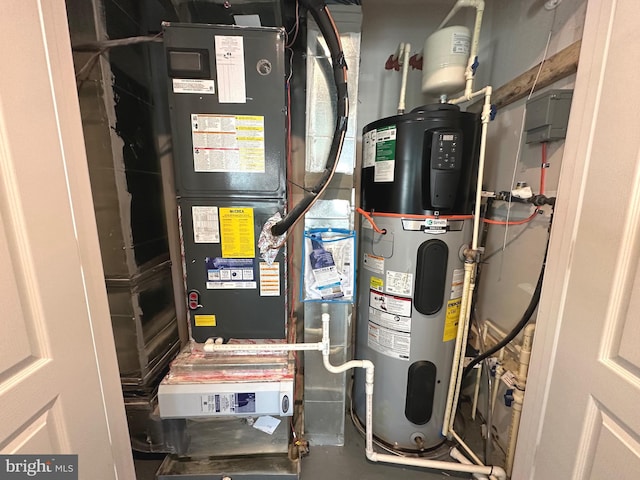 9402 James Macgowan Ln Unit 611, Owings Mills, MD 21117 - utilities featuring heat pump water heater