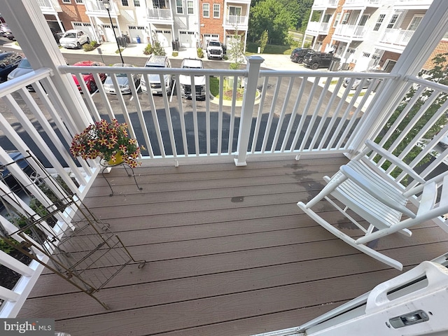 9402 James Macgowan Ln Unit 611, Owings Mills, MD 21117 - view of deck