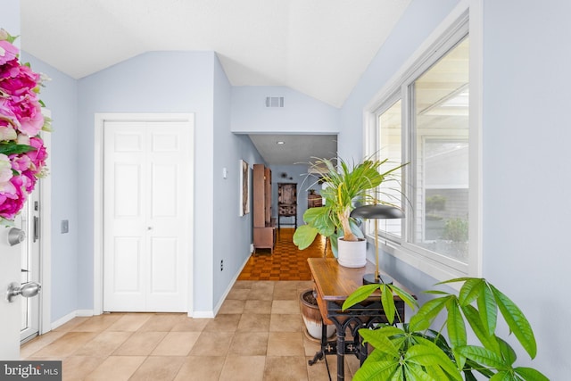 738 Prospect Rd, Monroe Township, NJ 08831 - entrance foyer featuring lofted ceiling, healthy amount of natural light, and baseboards