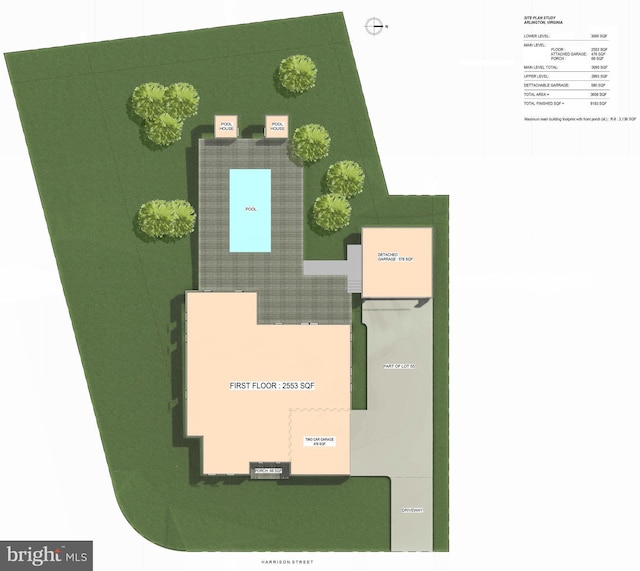 1500 N Harrison St, Arlington, VA 22205 - floor plan / room layout