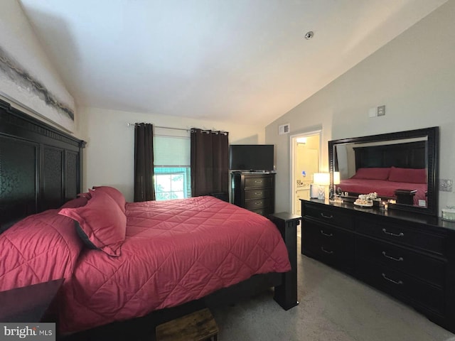 6820 Jade Ct, Capitol Heights, MD 20743 - bedroom with lofted ceiling and carpet