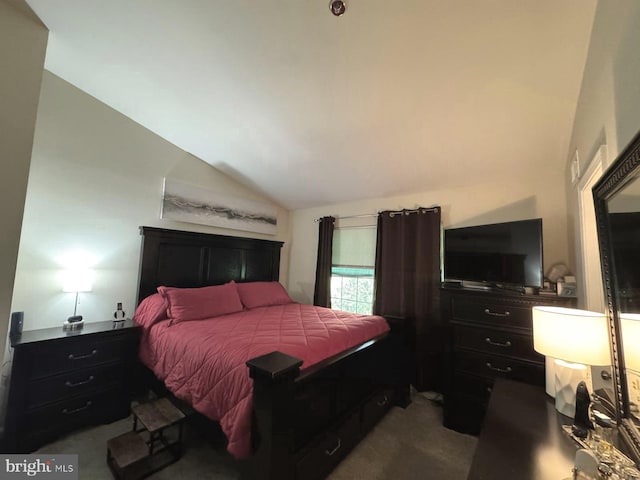 6820 Jade Ct, Capitol Heights, MD 20743 - bedroom featuring carpet floors and vaulted ceiling