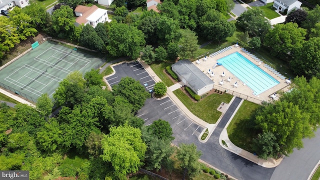 1406 Valebrook Ln, Herndon, VA 20170 - drone / aerial view