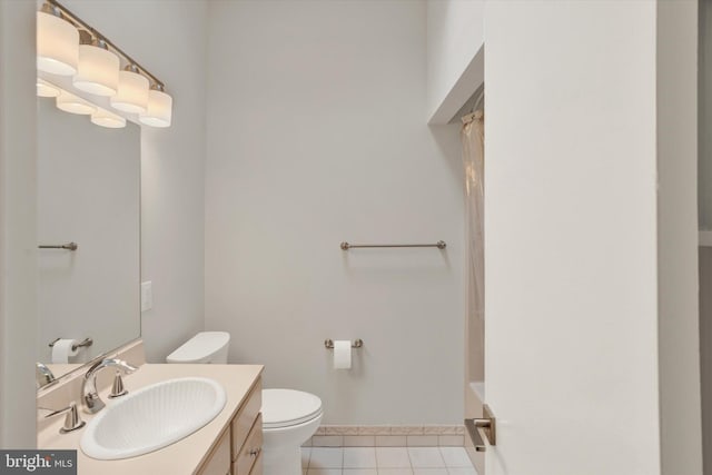 1216 Steamboat Rd, Shady Side, MD 20764 - full bath with tile patterned floors and vanity