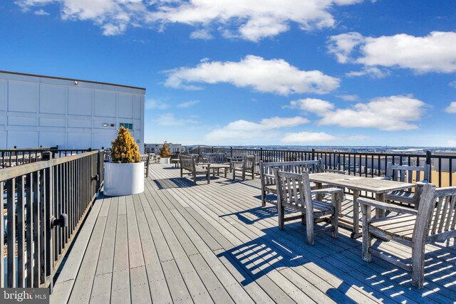 1451 Belmont St NW Unit 202, Washington, DC 20009 - view of wooden deck