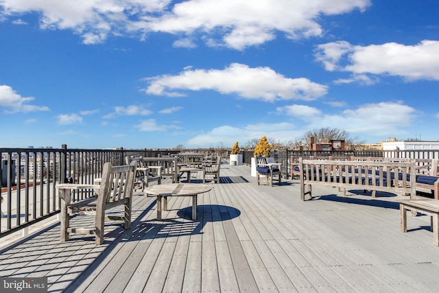 1451 Belmont St NW Unit 202, Washington, DC 20009 - view of wooden deck
