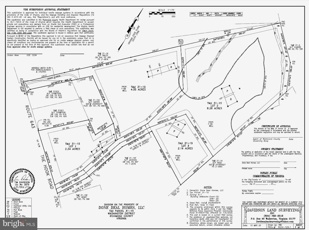 31-15LOT2 The Hook Rd, Warsaw, VA 22572