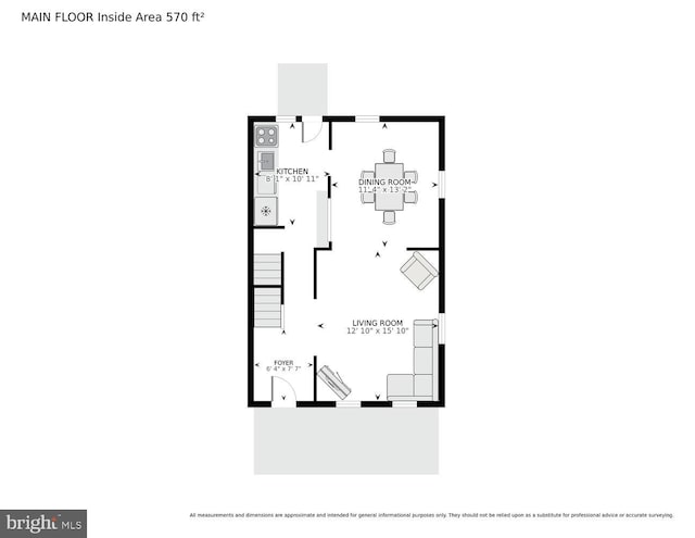 212 Division Ave NE, Washington, DC 20019 - room layout