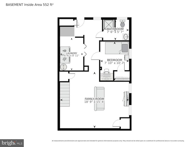 212 Division Ave NE, Washington, DC 20019 - floor plan / room layout