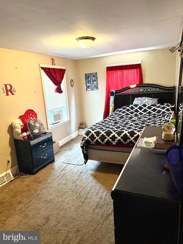 3141 S Atlanta Rd, Camden, NJ 08104 - carpeted bedroom with baseboards and cooling unit