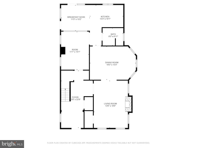 224 E Washington St, Riverside, NJ 08075 - view of room layout