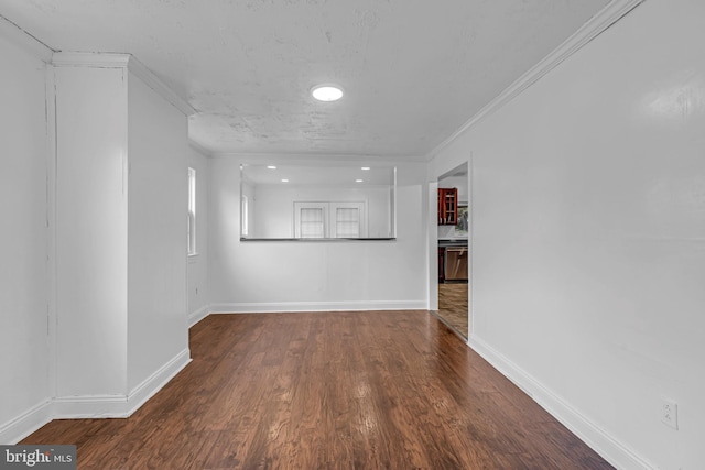 224 E Washington St, Riverside, NJ 08075 - spare room with ornamental molding and wood finished floors