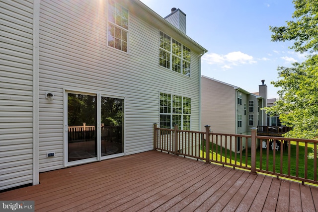 17542 Falls Pl, Round Hill, VA 20141 - view of wooden deck