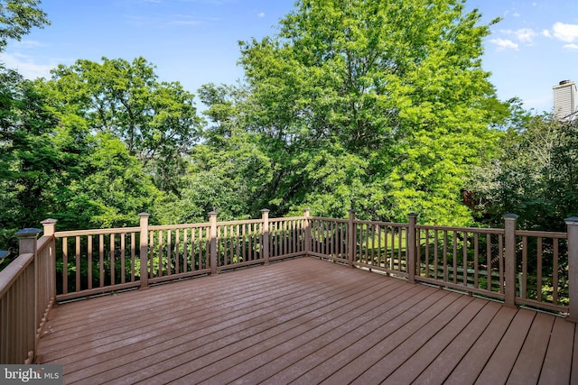 17542 Falls Pl, Round Hill, VA 20141 - view of wooden terrace
