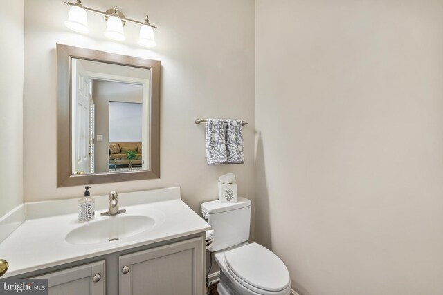 17542 Falls Pl, Round Hill, VA 20141 - bathroom featuring toilet and vanity