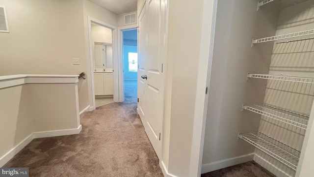 4904 Brookside Ct, Coopersburg, PA 18036 - hall featuring carpet floors and baseboards
