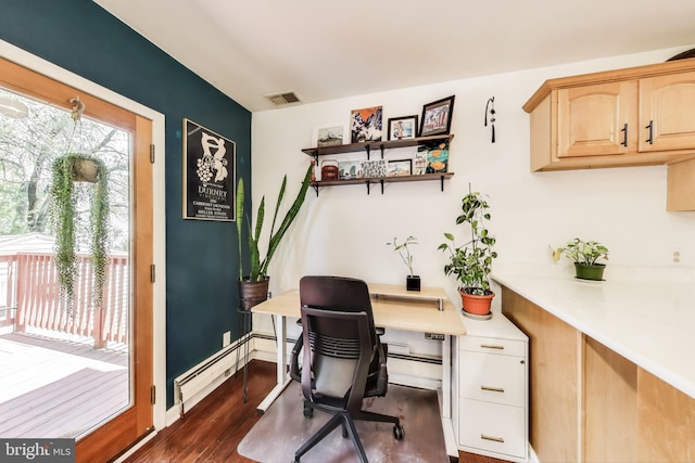 805 Islington St, Silver Spring, MD 20910 - office space with dark wood-style floors and baseboard heating