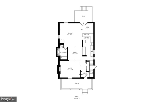 805 Islington St, Silver Spring, MD 20910 - view of room layout