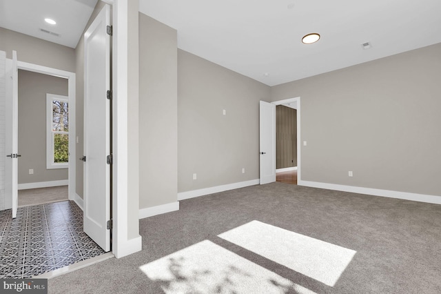 11921 Coronada Pl, Kensington, MD 20895 - carpeted spare room with baseboards and recessed lighting