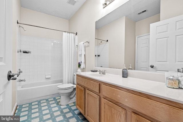 7432 Hindon Cir Unit B1-204, Windsor Mill, MD 21244 - full bath with shower / tub combo, vanity, and tile patterned floors