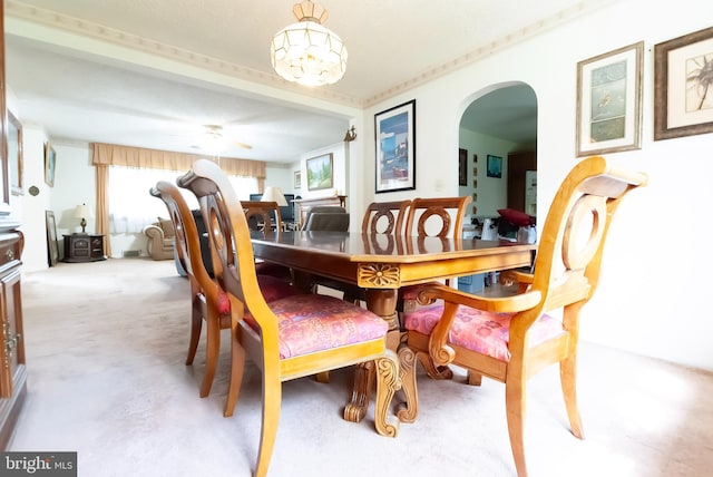34 Georgetown Rd, Bordentown, NJ 08505 - dining room featuring healthy amount of natural light and arched walkways
