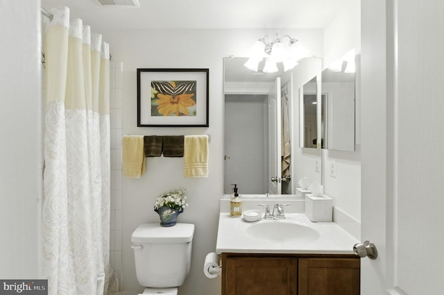 135 Jacobia Dr Unit H-3, Pasadena, MD 21122 - full bath with vanity, a chandelier, and a shower with shower curtain