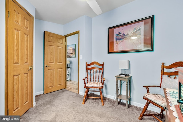 315 Robinhood Rd, Havre De Grace, MD 21078 - living area featuring carpet and baseboards