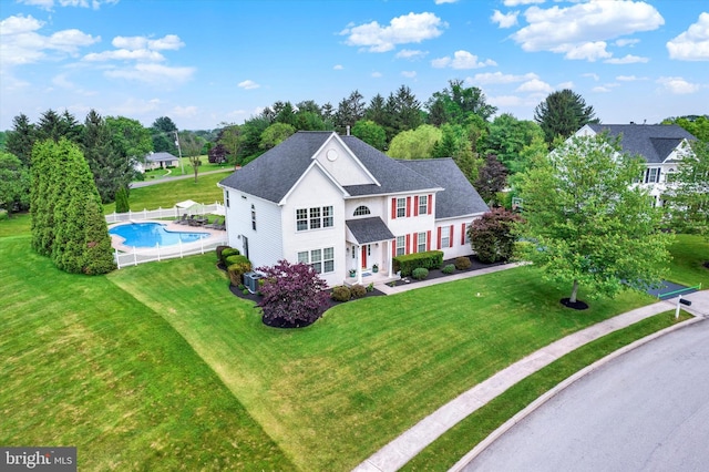 1116 Springwood Ln, Collegeville, PA 19426 - view of front of property featuring roof with shingles, cooling unit, and stucco siding