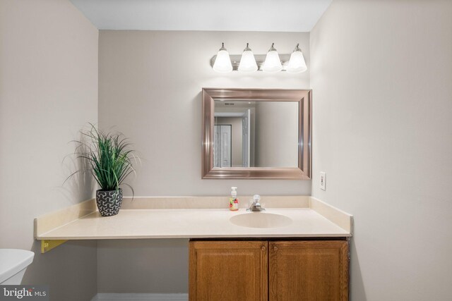18739 Martins Landing Dr, Germantown, MD 20874 - half bath featuring toilet and vanity