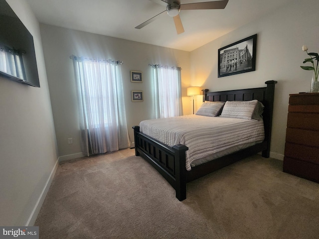 114 Furies St, Smyrna, DE 19977 - bedroom with light colored carpet, ceiling fan, and baseboards