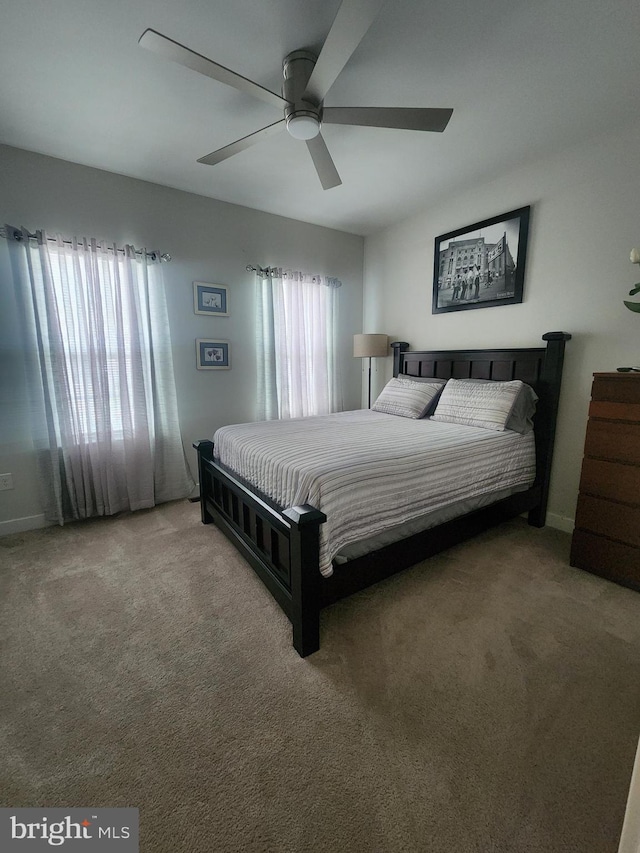 114 Furies St, Smyrna, DE 19977 - bedroom featuring carpet, a ceiling fan, and baseboards