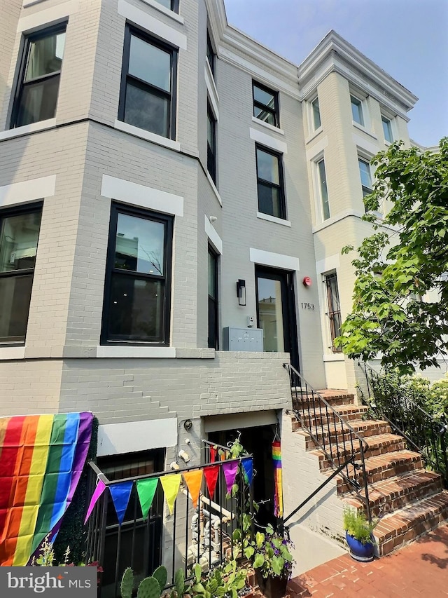 1753 Willard St NW Unit 3, Washington, DC 20009 - view of front facade featuring brick siding