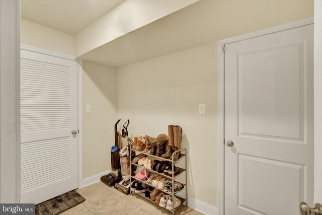 8346 Daydream Cres, Pasadena, MD 21122 - interior space with baseboards and tile patterned floors