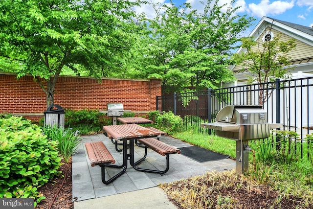 8346 Daydream Cres, Pasadena, MD 21122 - view of patio / terrace featuring outdoor dining space and area for grilling
