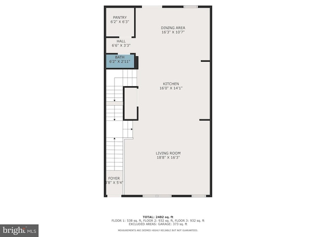 8346 Daydream Cres, Pasadena, MD 21122 - property floor plan