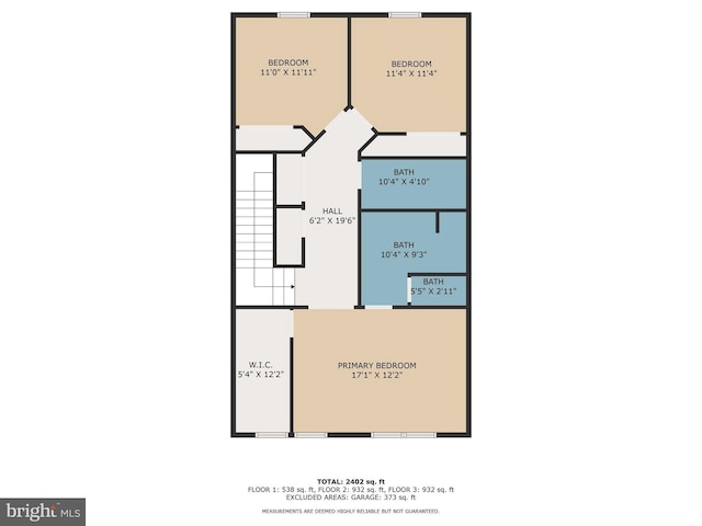 8346 Daydream Cres, Pasadena, MD 21122 - property floor plan