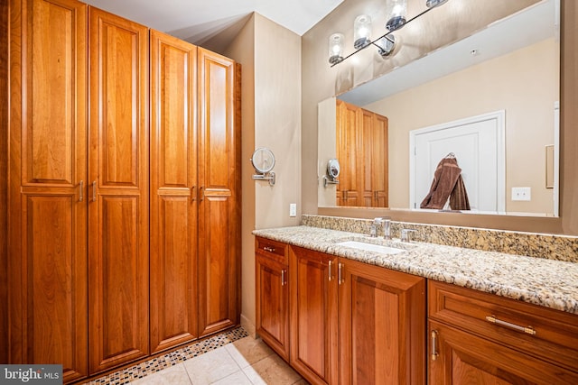 901 N Penn St Unit F2003, Philadelphia, PA 19123 - bathroom with vanity and tile patterned flooring