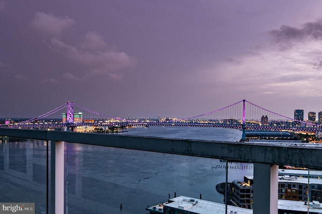901 N Penn St Unit F2003, Philadelphia, PA 19123 - water view featuring a notable bridge and nearby urban area