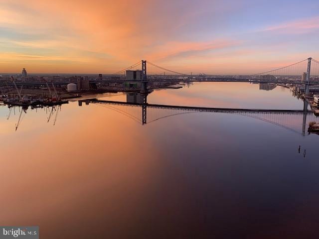 901 N Penn St Unit F2003, Philadelphia, PA 19123 - water view with a notable bridge