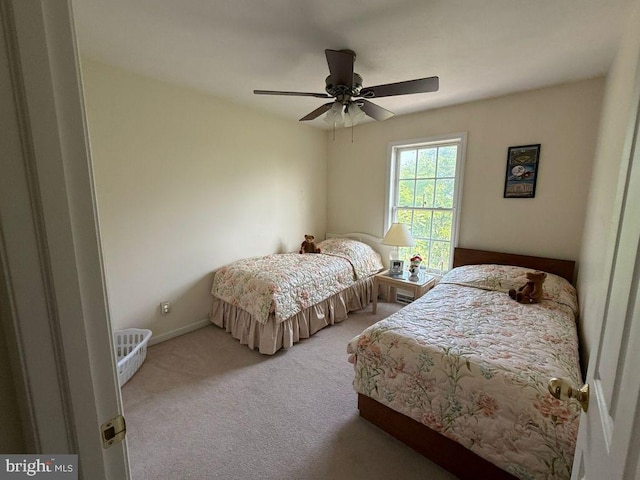 530 Glenhaven Dr, Glenshaw, PA 15116 - carpeted bedroom with a ceiling fan and baseboards