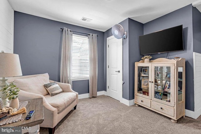 111 Lawrence Dr, Lanoka Harbor, NJ 08734 - living area with carpet flooring and baseboards