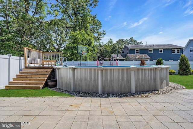 111 Lawrence Dr, Lanoka Harbor, NJ 08734 - view of patio featuring a wooden deck